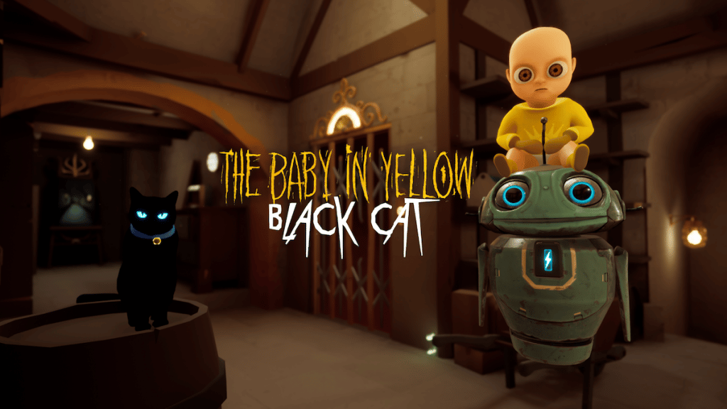 The baby in yellow