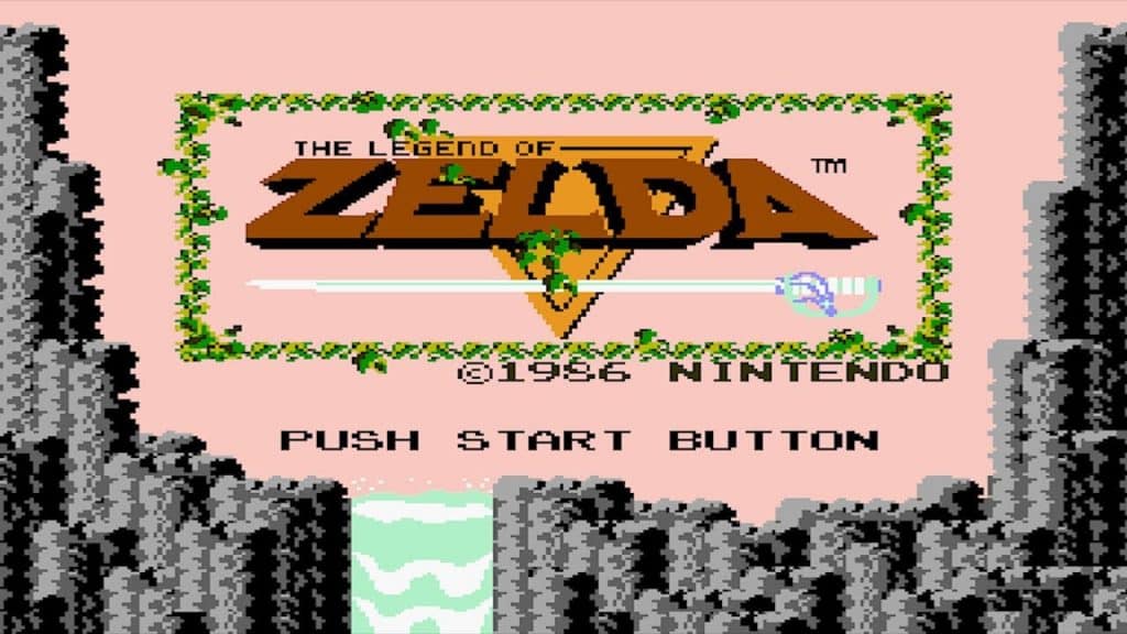The legend of zelda nes