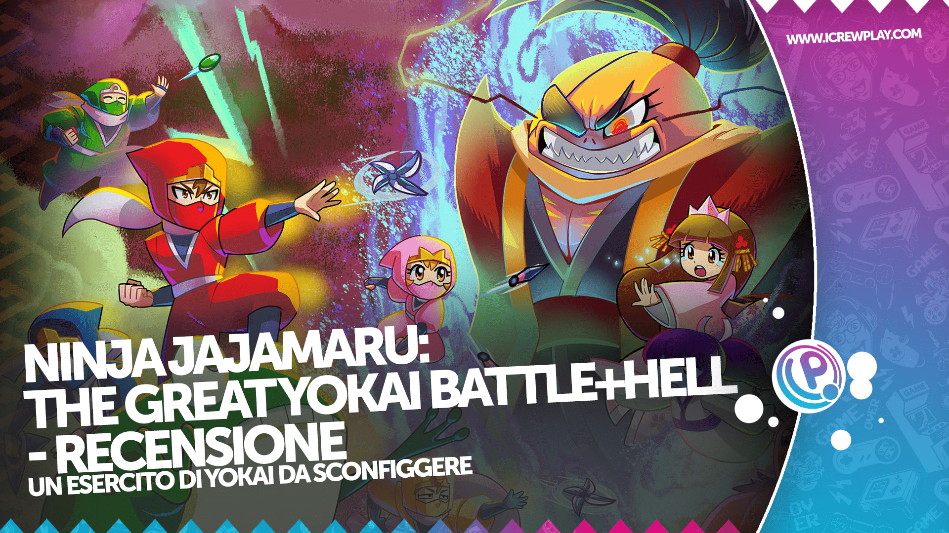 ninja jajamaru: the great yokai battle hell recensione