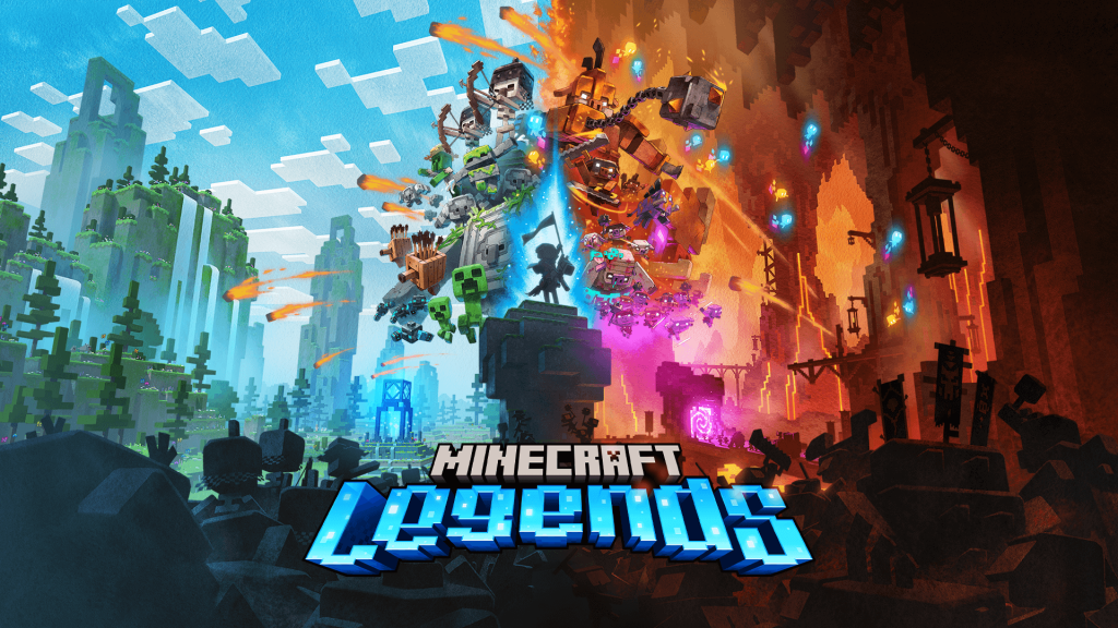 Minecraft legends key art