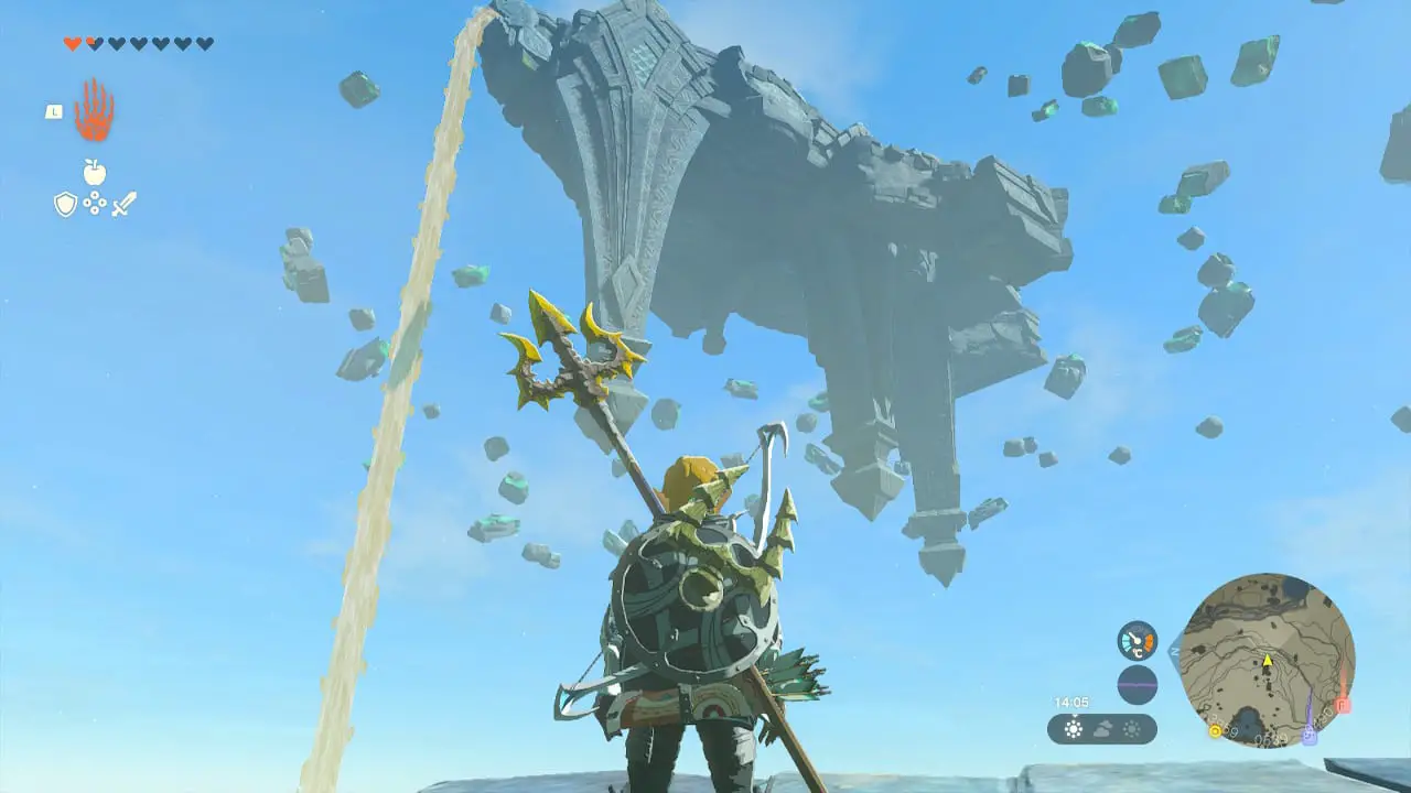 The Legend of Zelda Tears of the Kingdom pesce del cielo guida