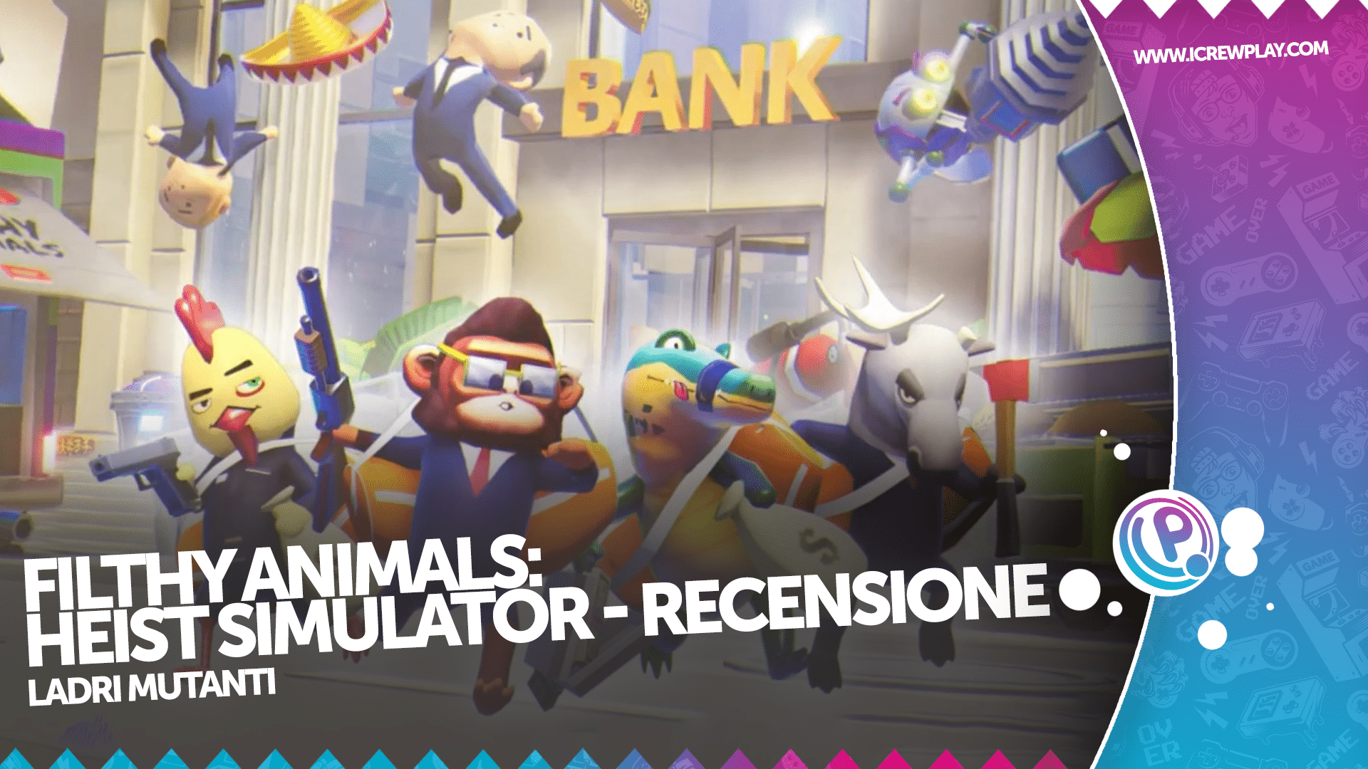 Filthy Animals: Heist Simulator recensione