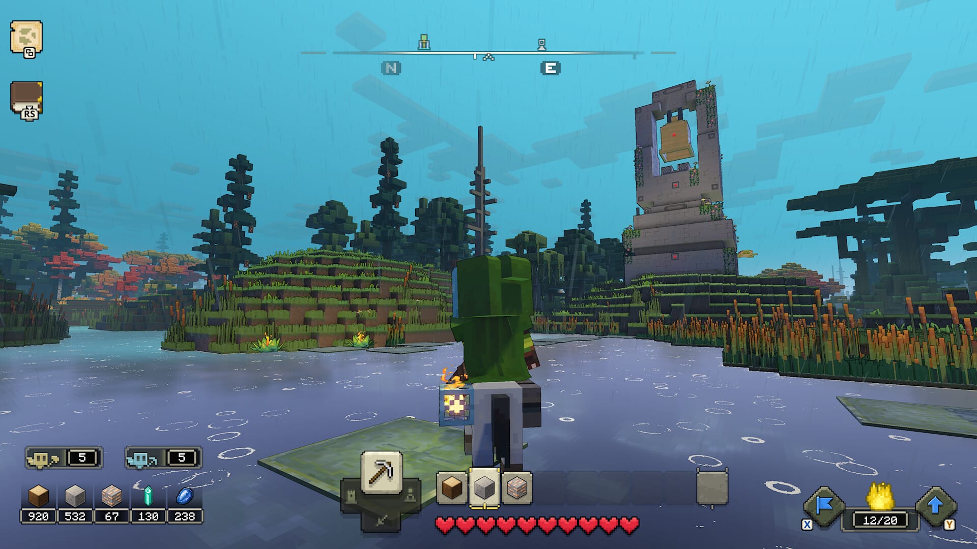 minecraft legends recensione