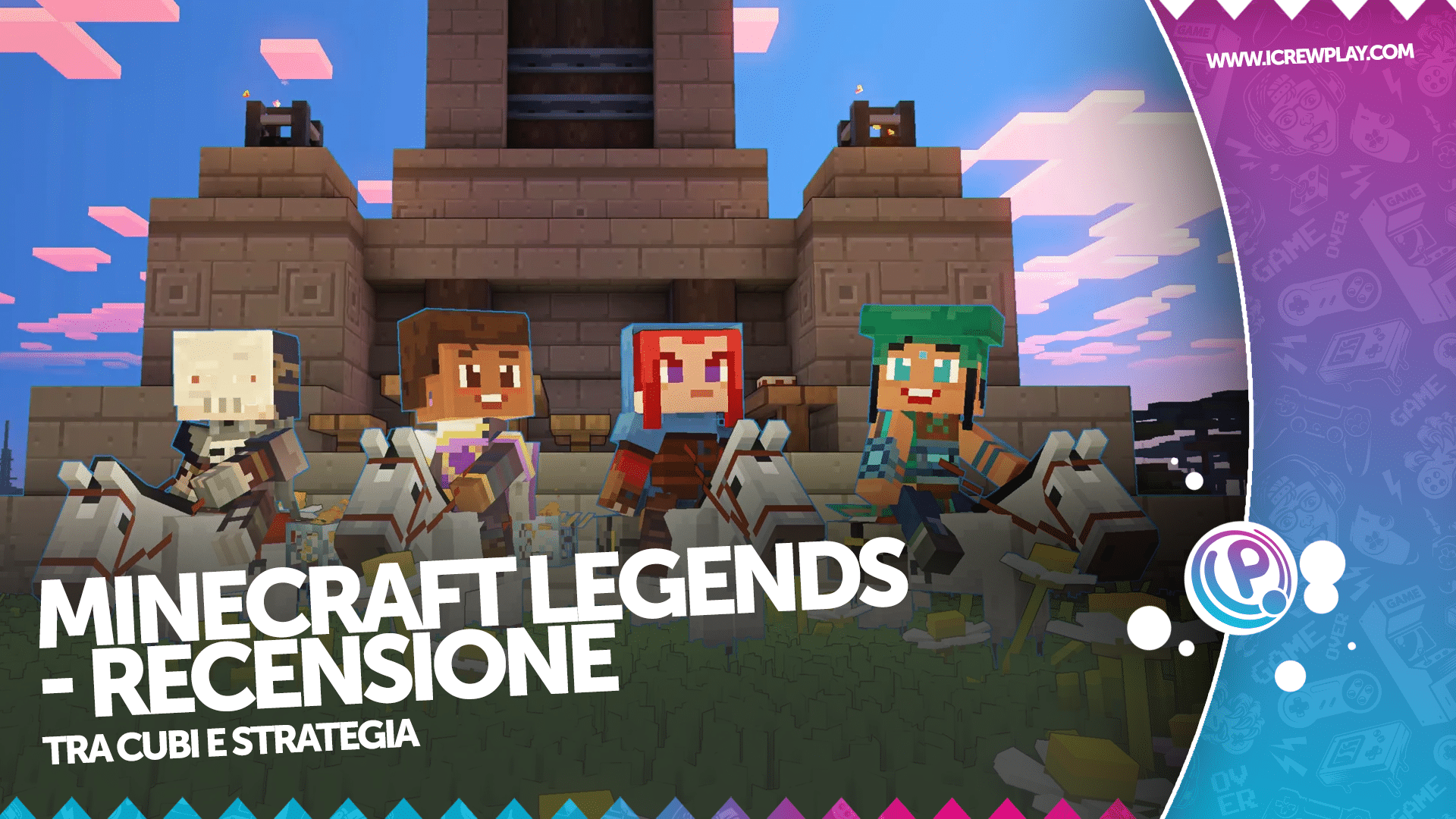 minecraft legends recensione