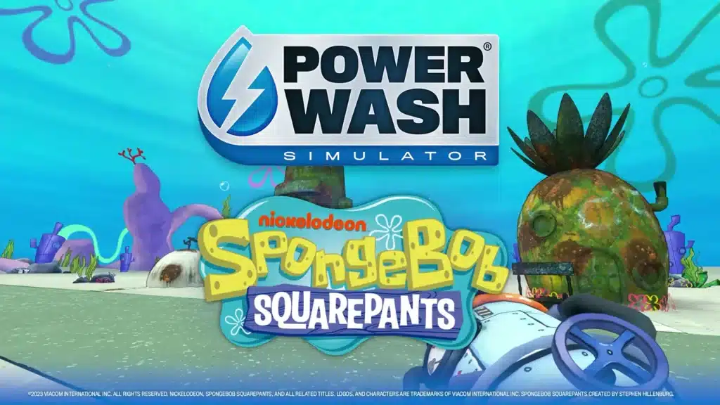 Lo special pack di spongebob è in arrivo su powerwash simulator Powerwash simulator spongebob