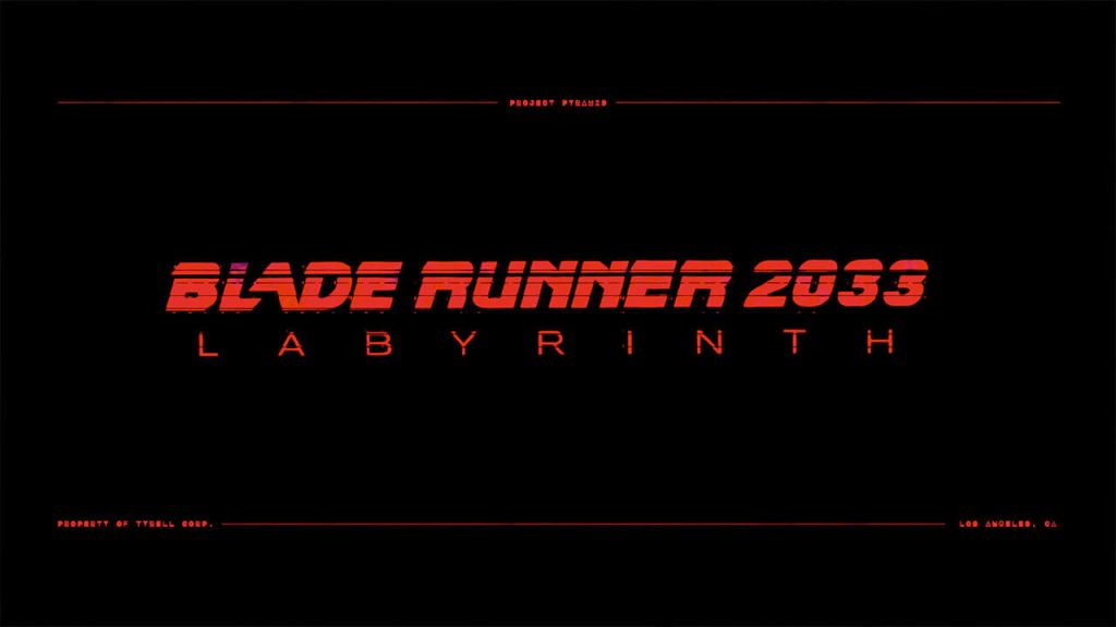 Blade runner 2033: labyrinth