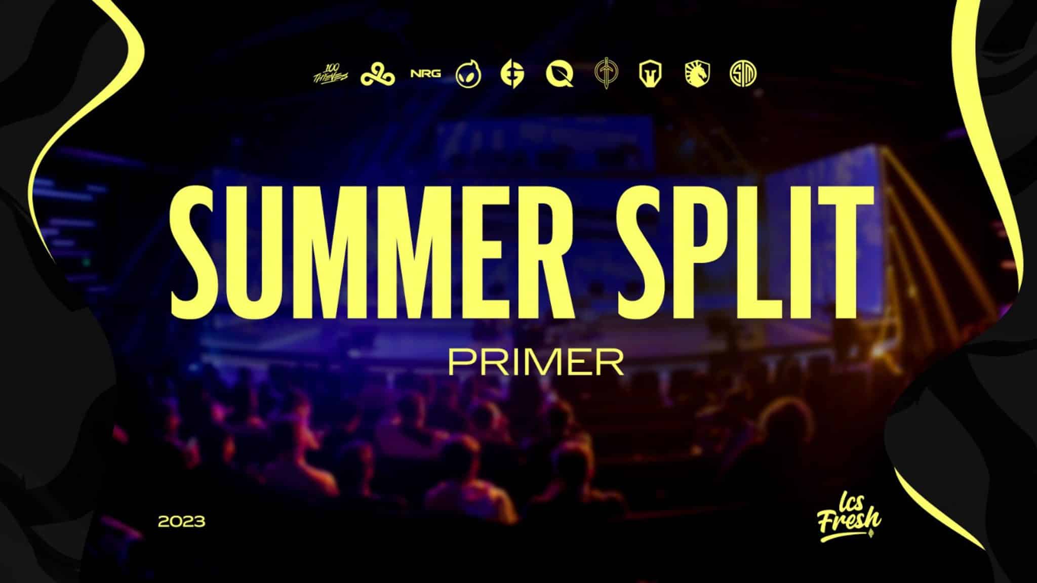 League of Legends LCS 2023 summer split logo