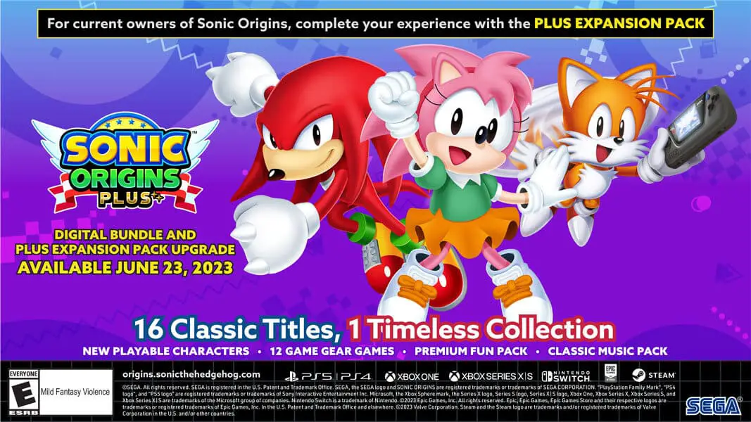 sonic origins plus