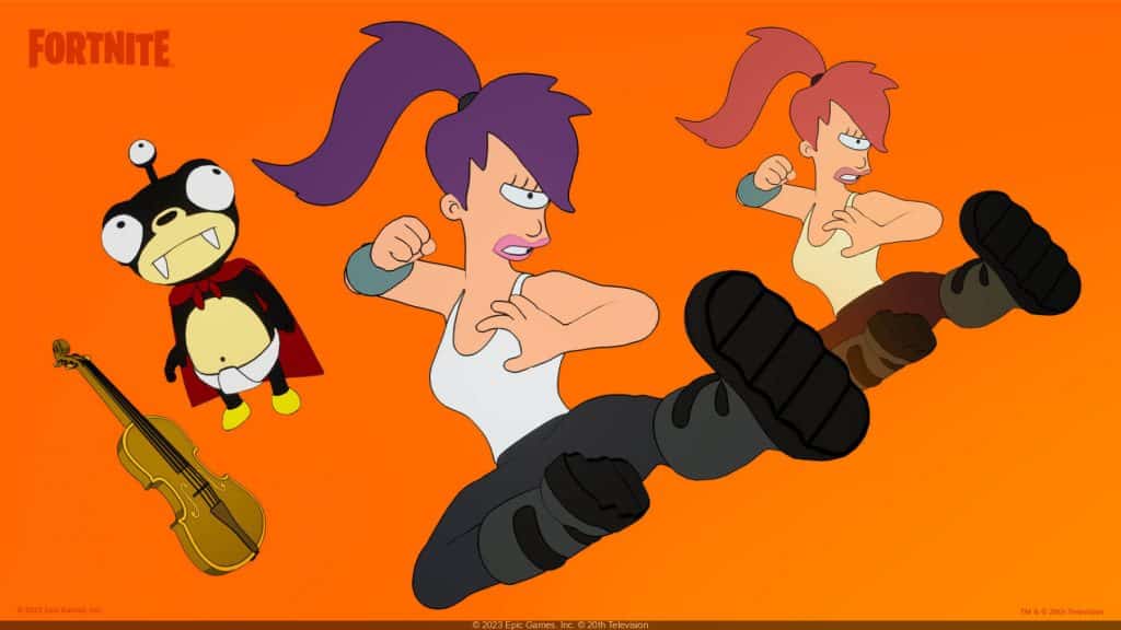 Leela in Futurama x Fortnite