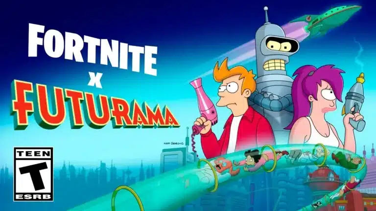 COllaborazione Fortnite e Futurama