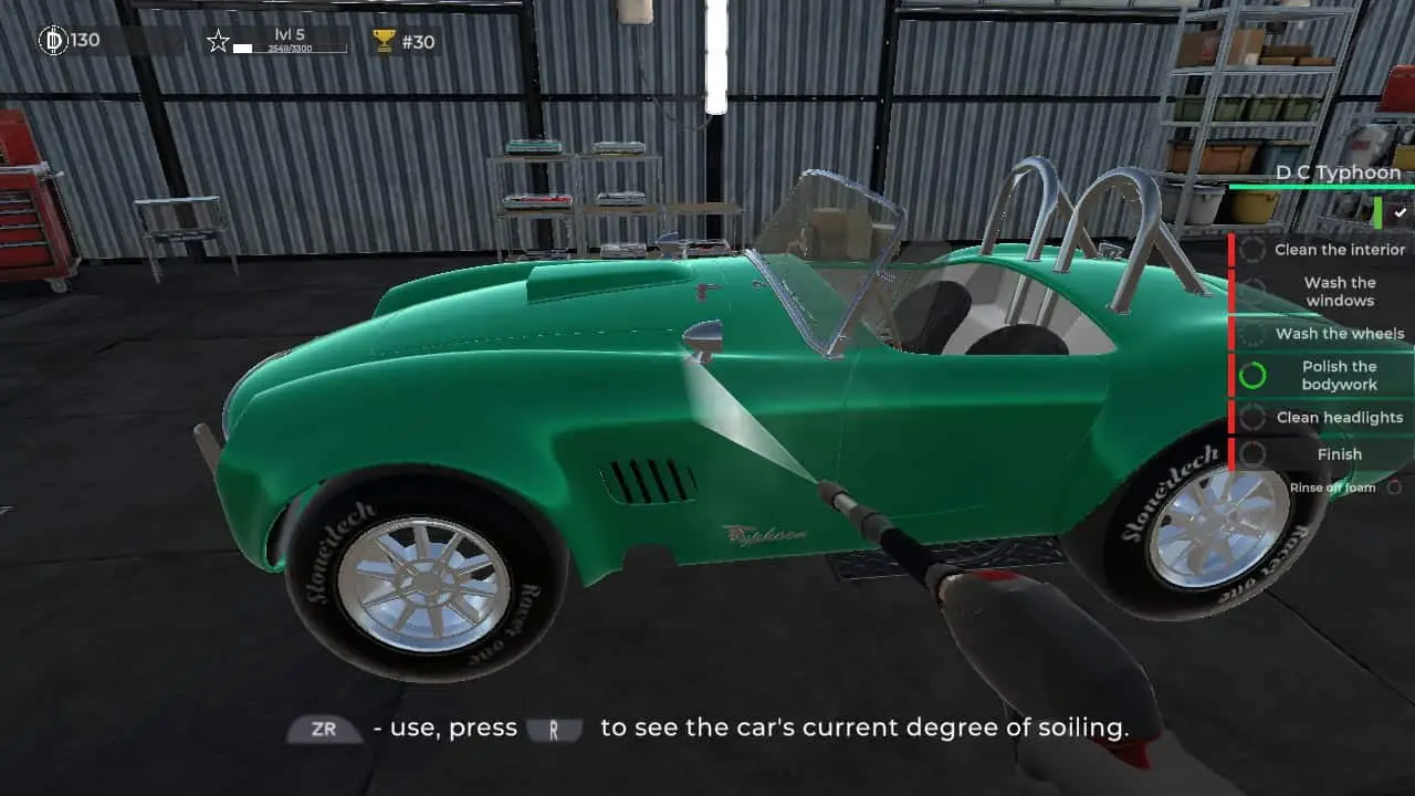 car detailing simulator