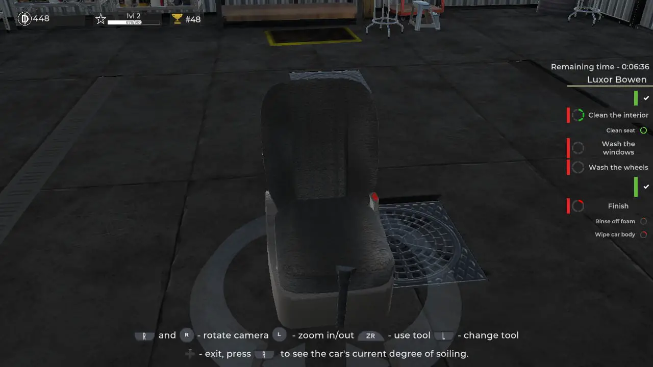 car detailing simulator