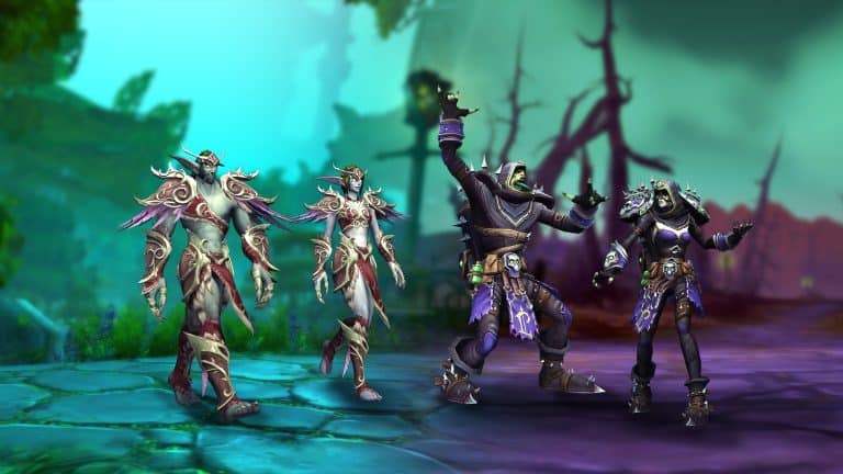 World of warcraft, disponibili le armature retaggio per reietti ed elfi della notte