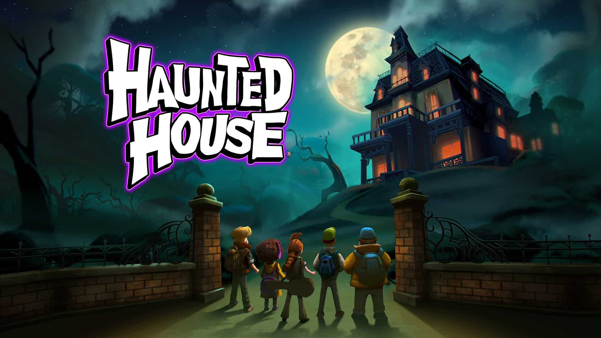 haunted house artwork
