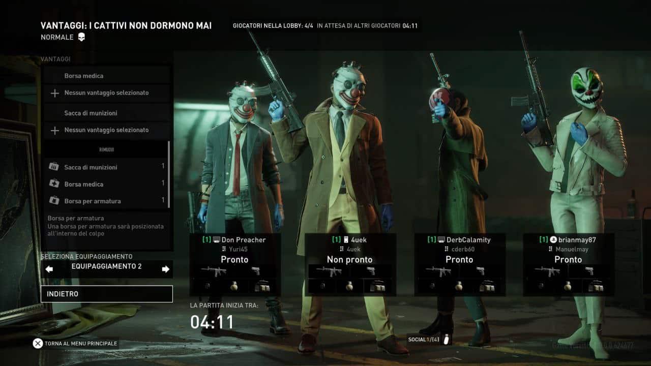 Payday 3 update 3. 9: colpi dlc gratis, campaign mode e novità Payday 3 gameplay cooperativo