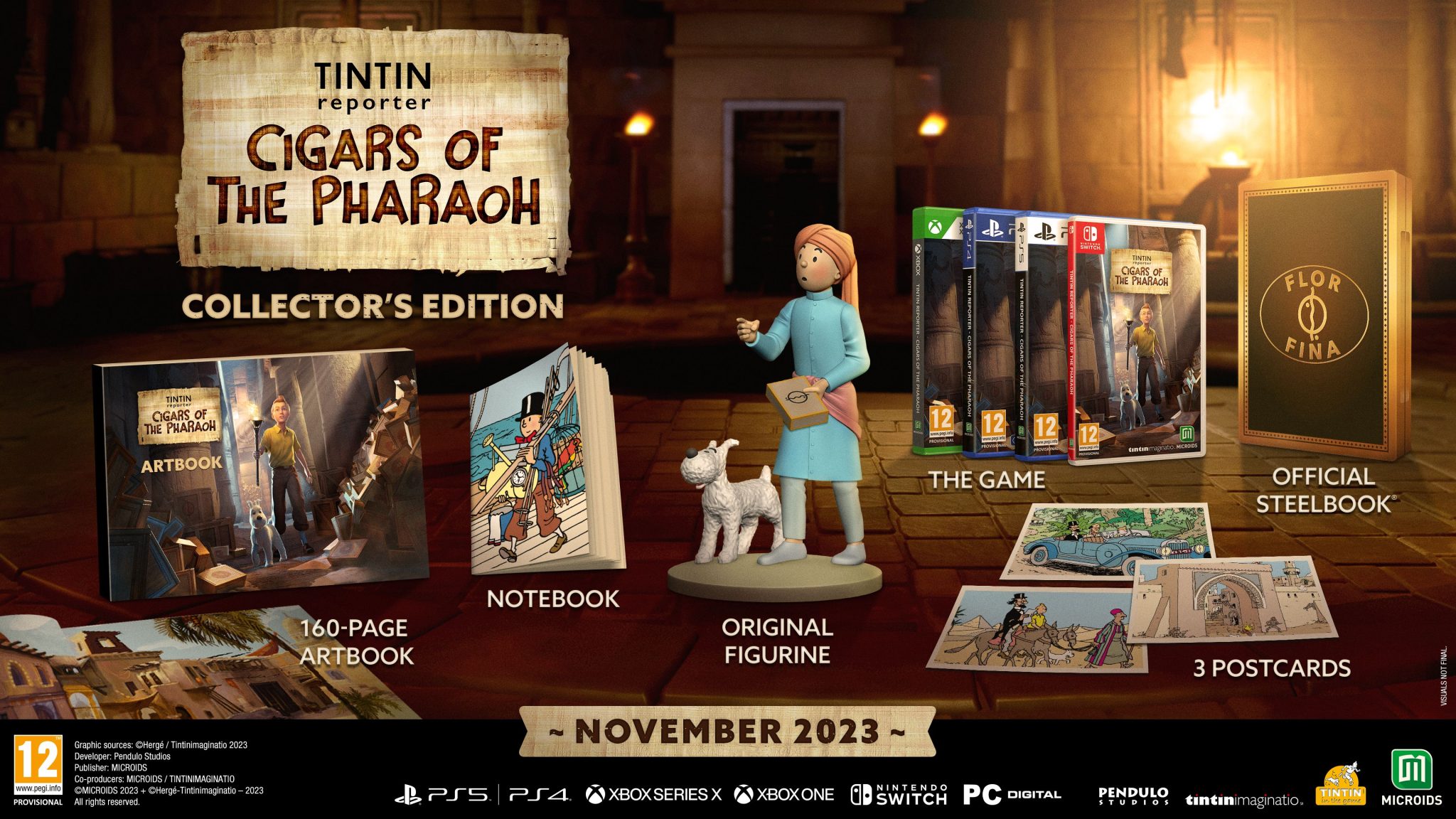 Tintin Reporter - Cigars of the Pharaoh collector's edition