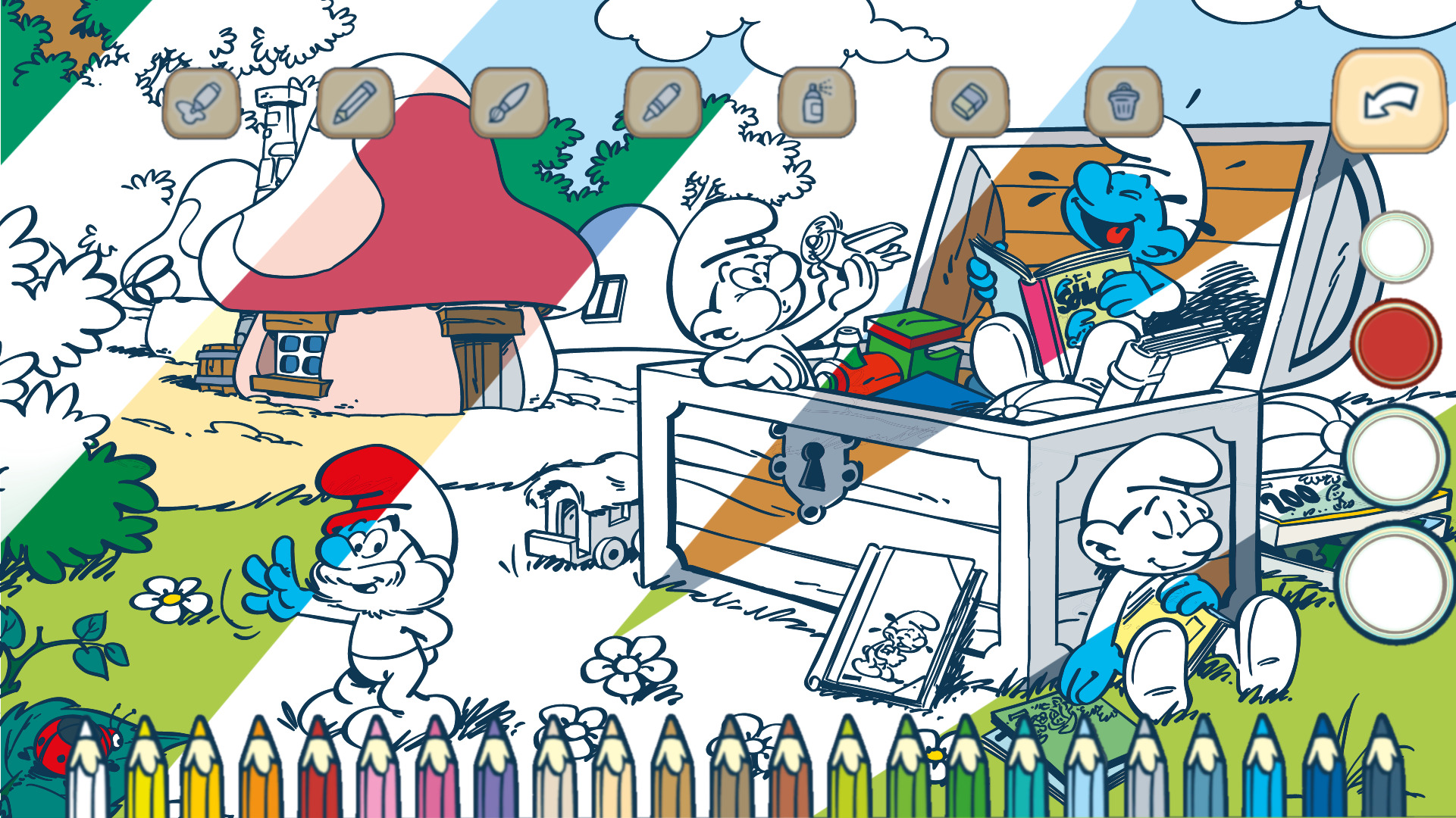 the smurf: colorful stories uscite settimanali