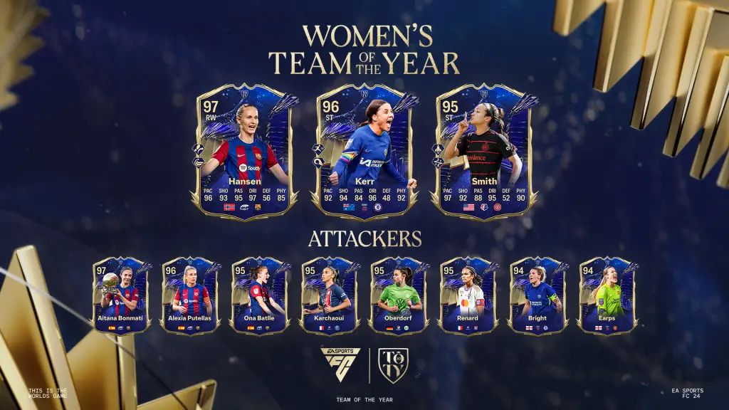 TOTY Femminile