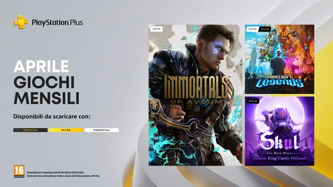 PlayStation Plus Aprile 2024