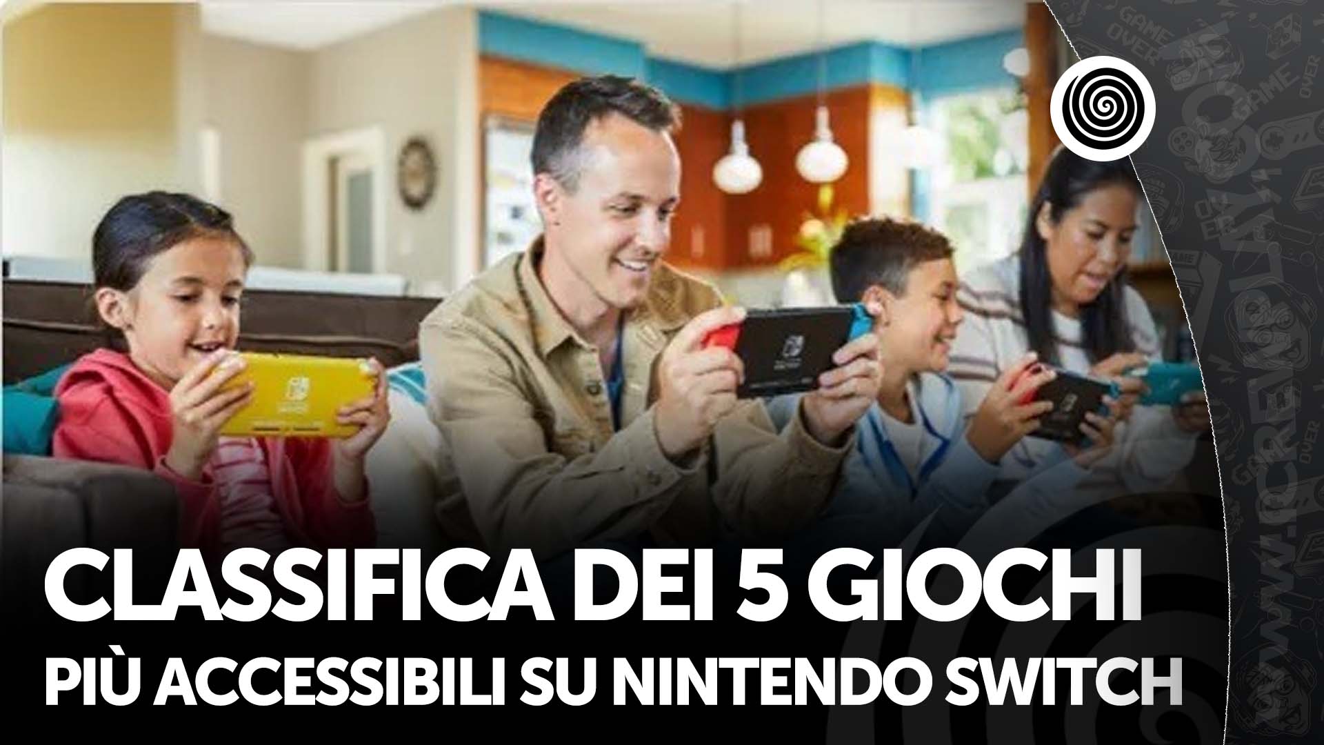 Classifica dei 5 giochi più accessibili su nintendo