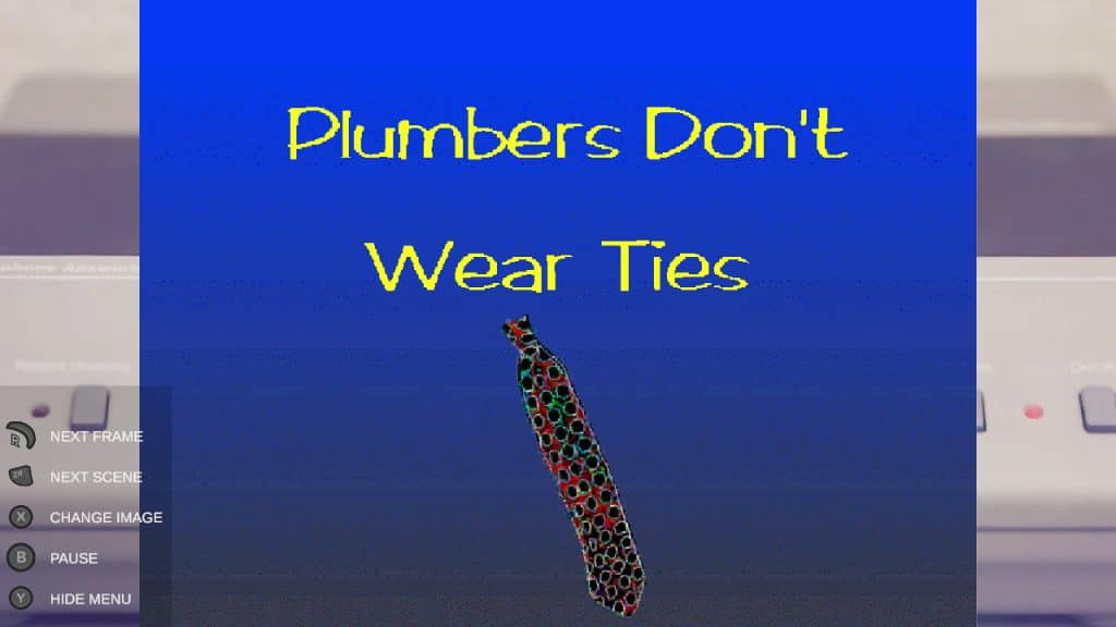Plumbers don’t wear ties