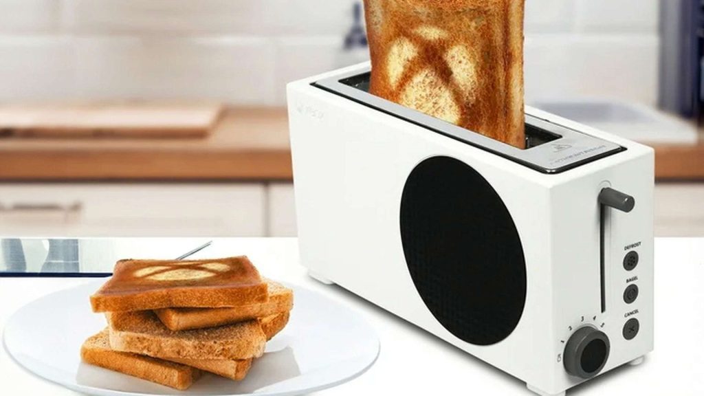 Dopo il frigorifero ecco il tostapane a forma di xbox serie s Tostapane-xbox-serie-s-1