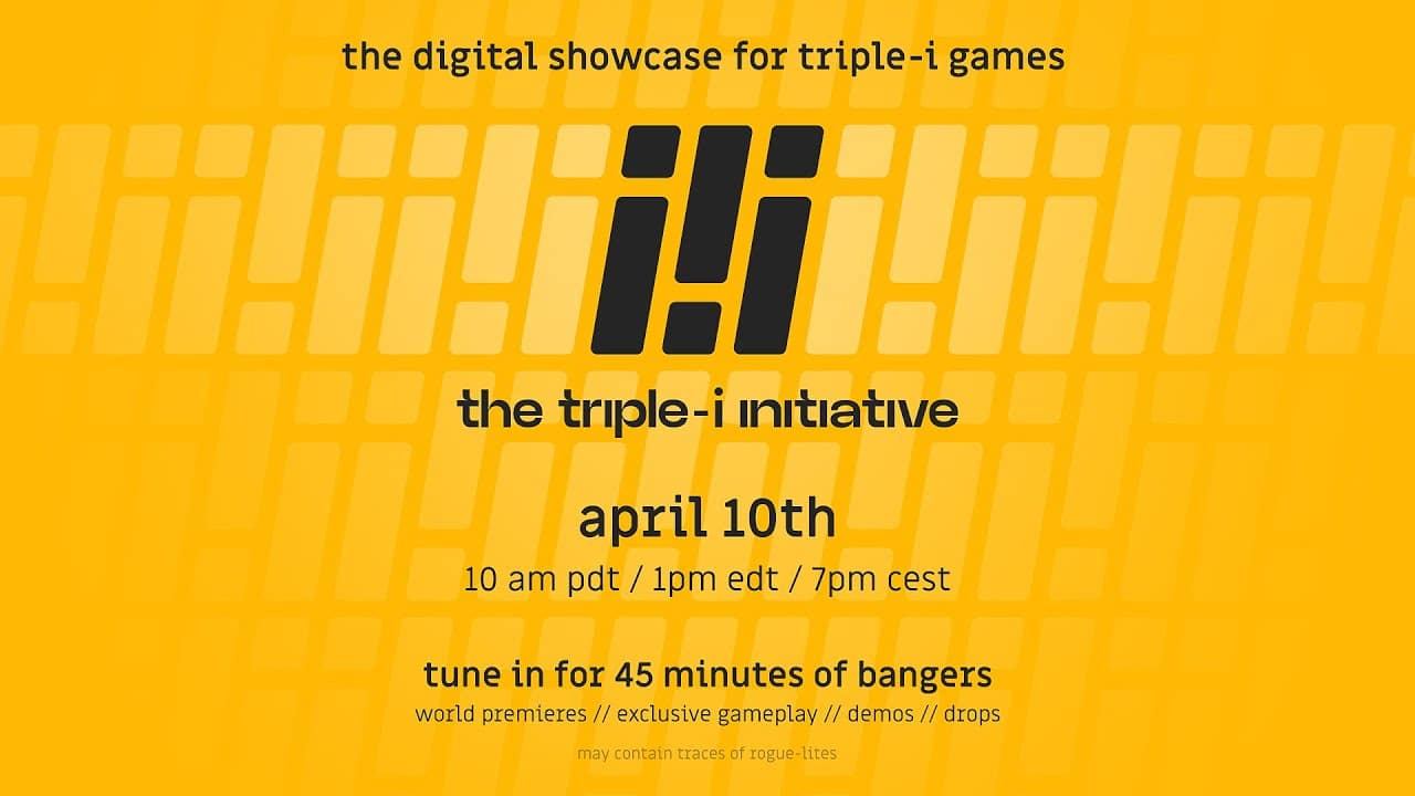 Annuncio del triple-i initiative, immagine dal video della presentazione