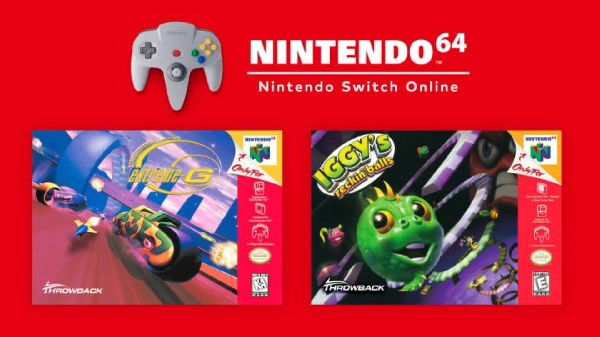Nintendo switch online extreme-g e iggy's reckin' balls