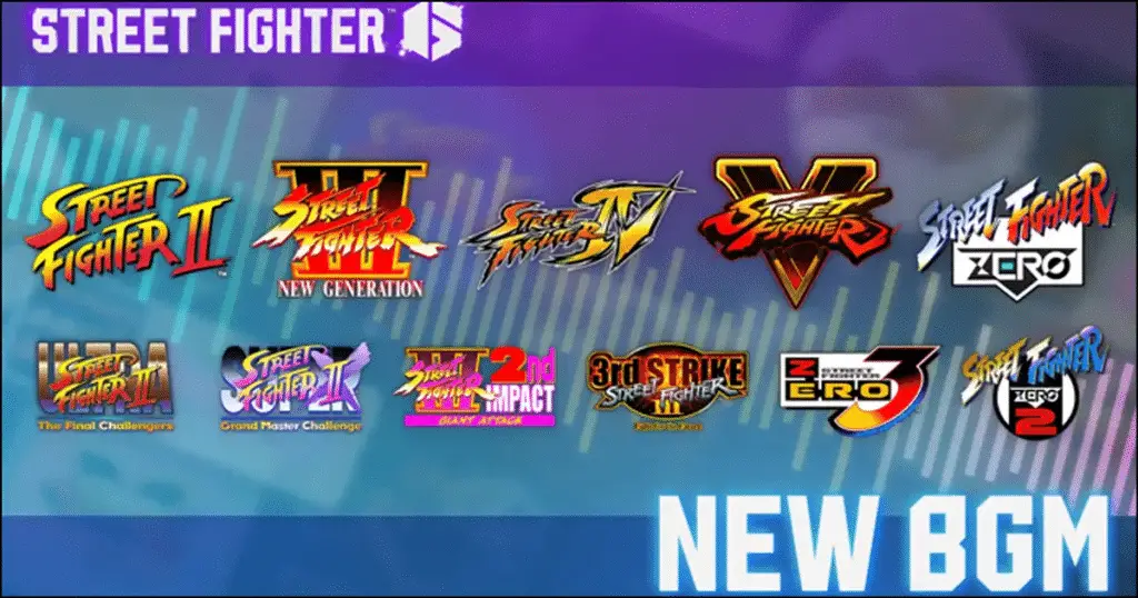 Street Fighter 6 - BGM Select