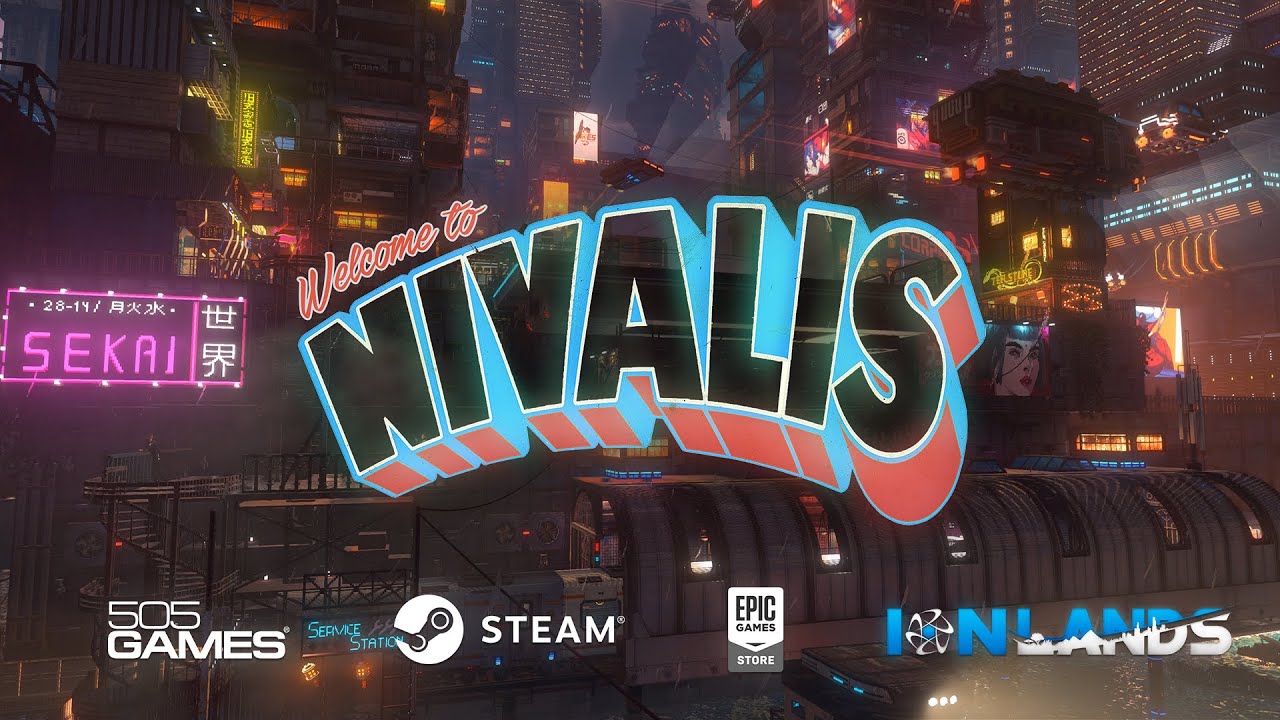 Nivalis nights, scenario urbano cyberpunk