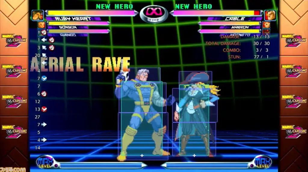 Marvel vs Capcom Fighting Collection Differenze 01