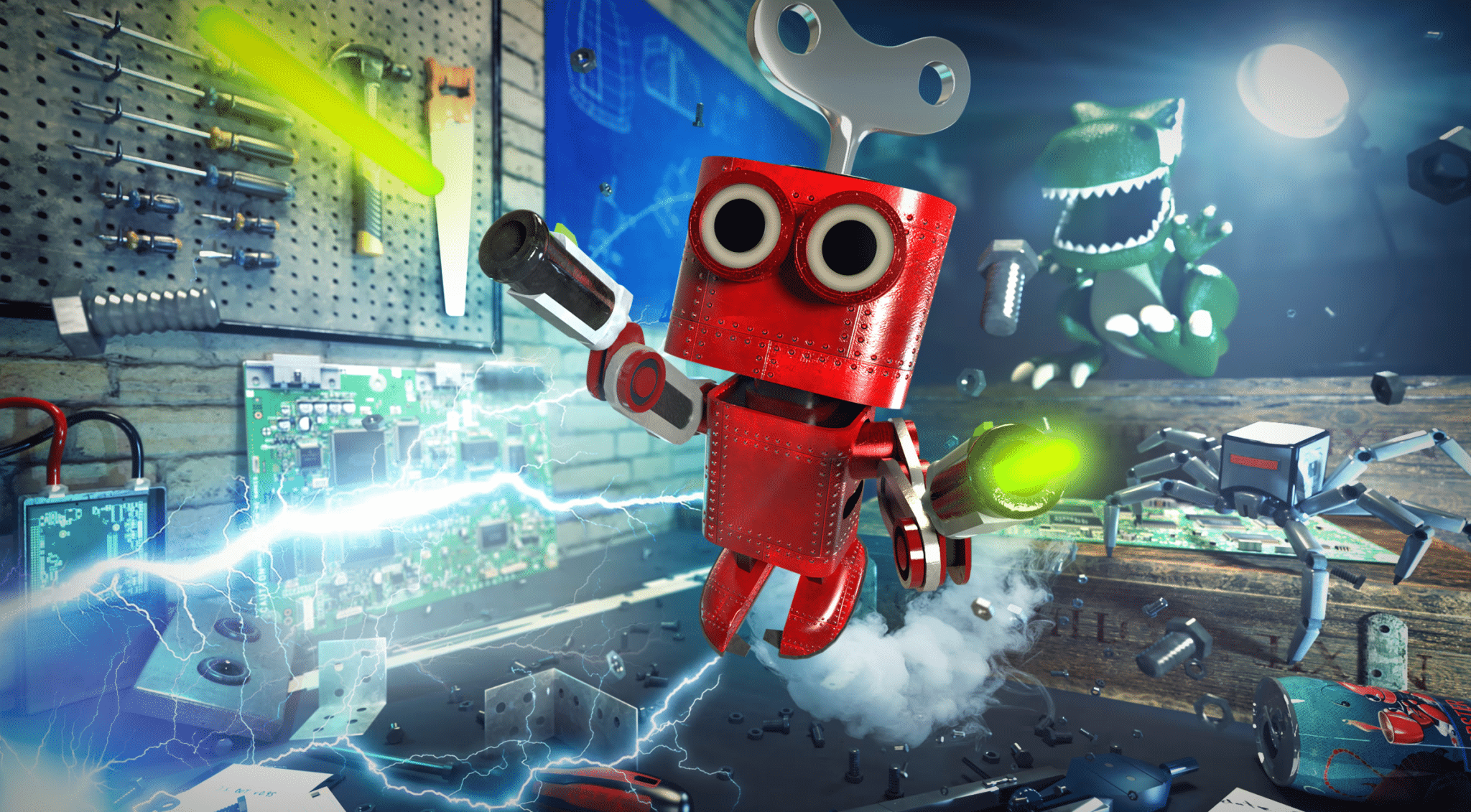 È stato presentato il trailer di a-red walking robot: un puzzle-platformer basato sulla fisica