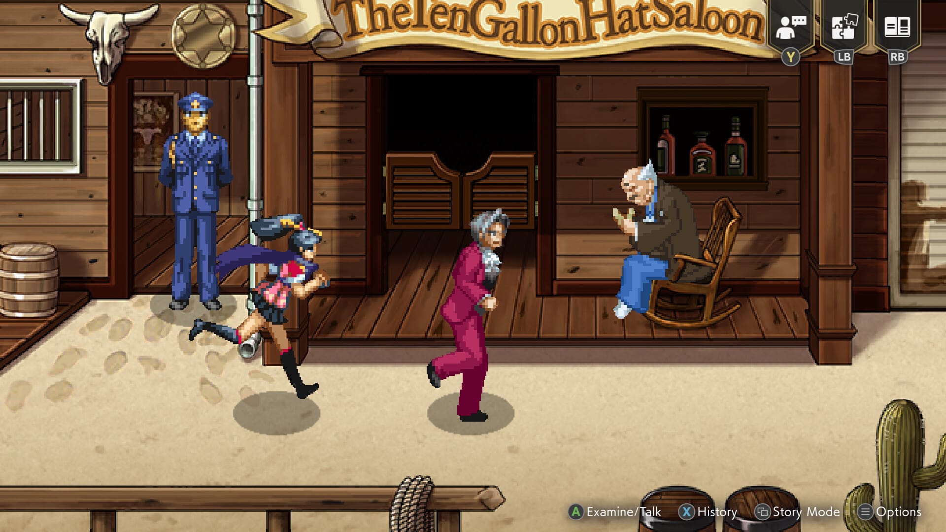Ace attorney, scena investigativa della serie