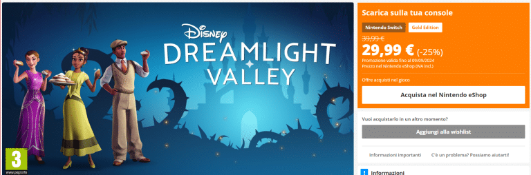 Disney dreamlight valley in sconto su switch: un’occasione da non perdere!