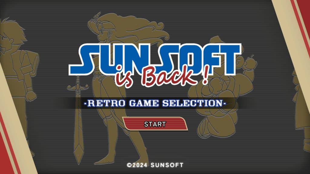Sunsoft is back! Retro game selection