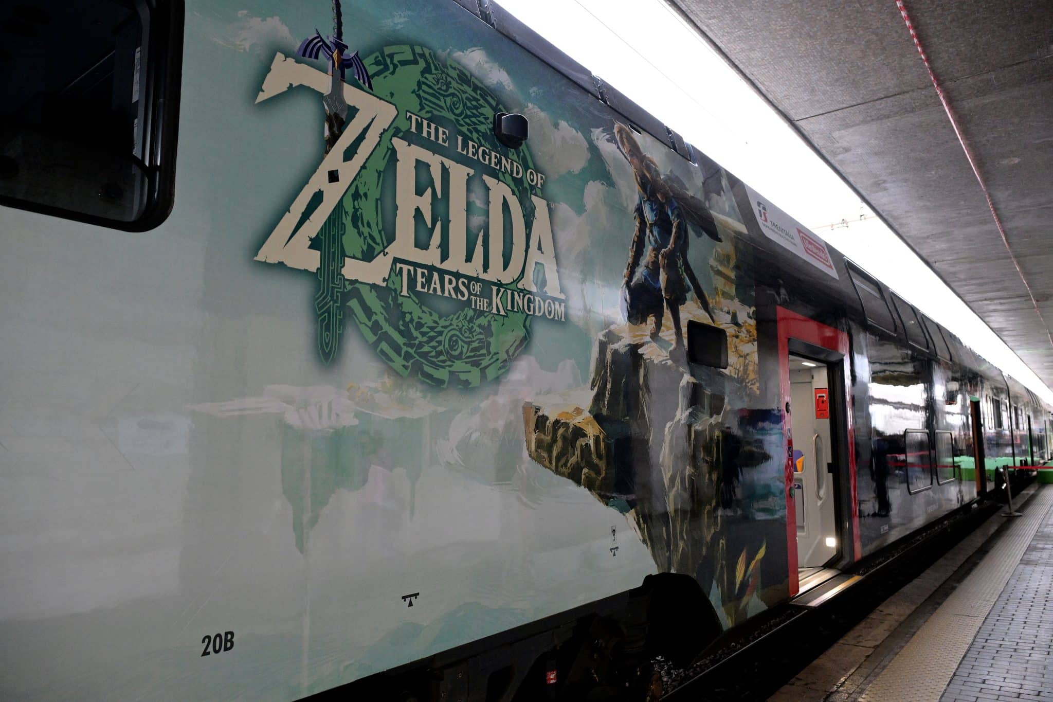 Il treno di the legend of zelda arriva a lucca Il treno di the legend of zelda arriva a lucca