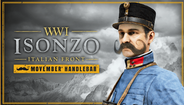Ww1 fps isonzo supporta movember con un dlc esclusivo: arriva il baffo handlebar per la salute degli uomini