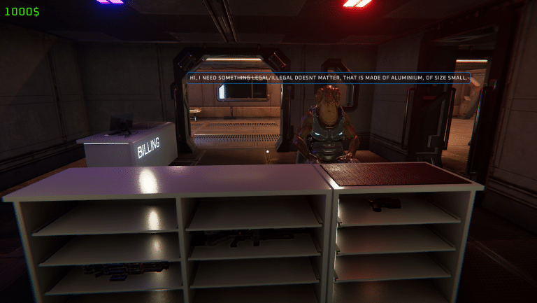 Alien market Simulator
