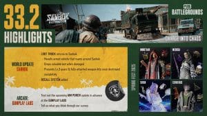 PUBG: BATTLEGROUNDS note aggiornamento pach 33.2