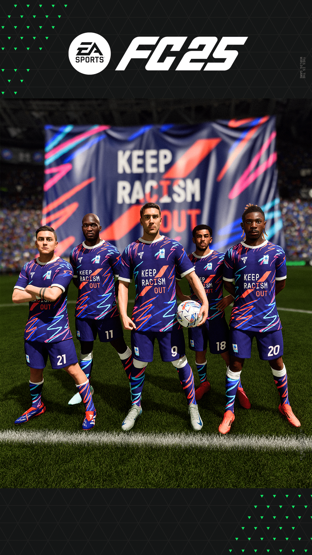 Keep racism out approda su ea sports fc 25