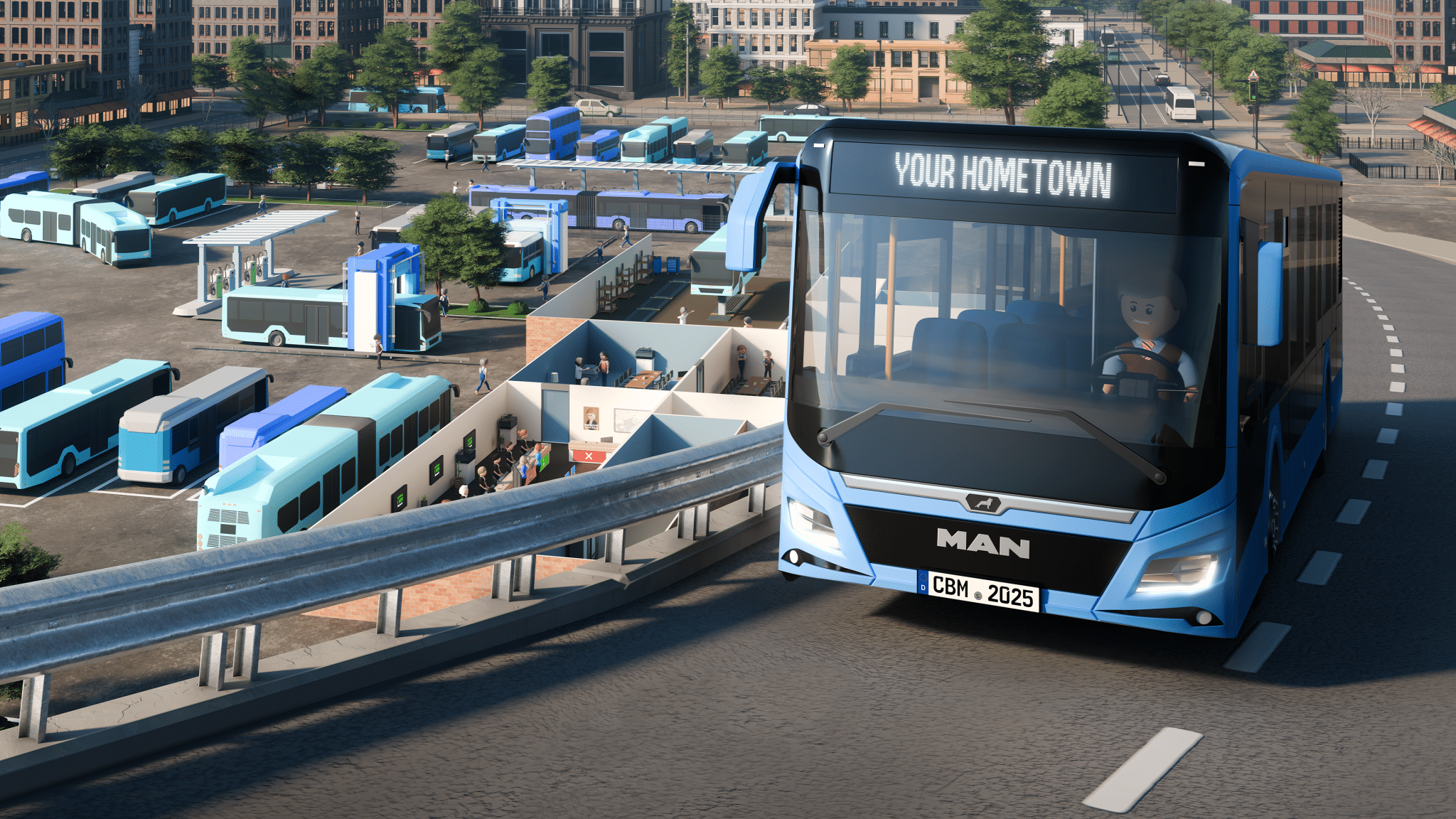 Avvia il tuo impero degli autobus: city bus manager arriva su playstation e xbox!