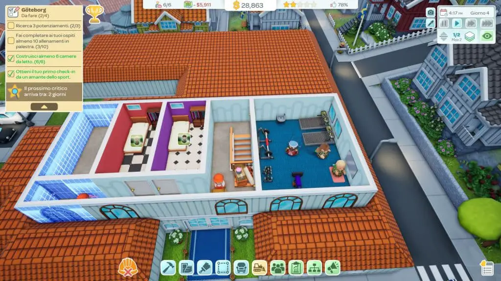 Hotel Architect, anteprima (Steam - accesso anticipato) Hotel Architect