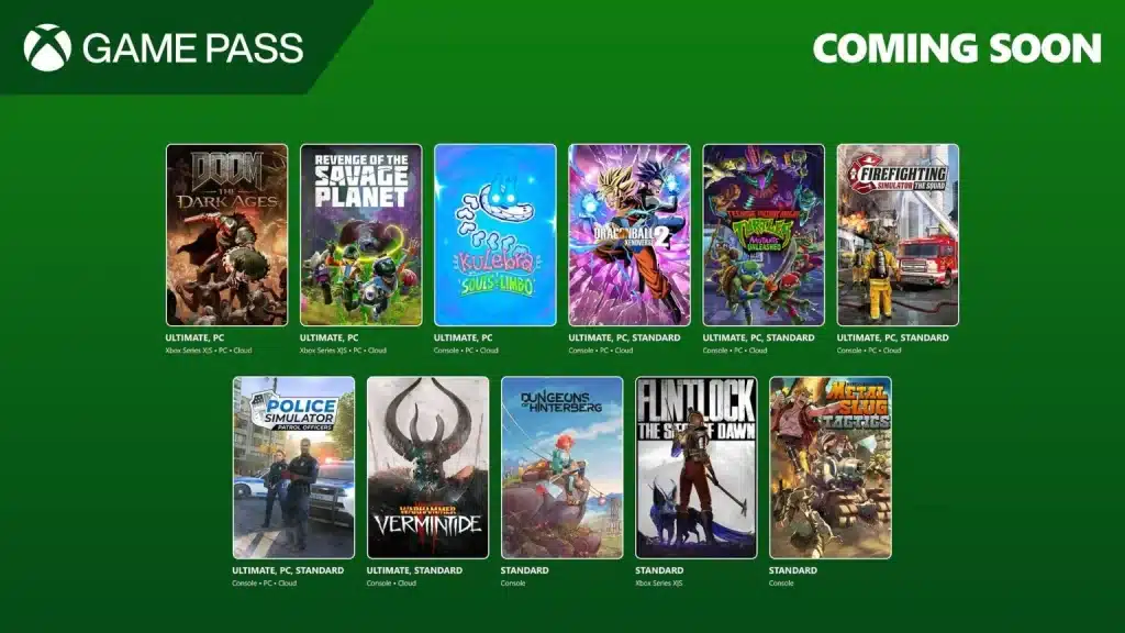 xbox game pass maggio