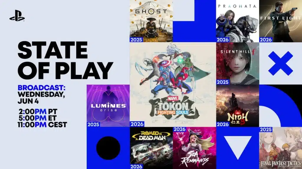 Tutti gli annunci dello State of Play di giugno 2025! State of Play giugno 2025