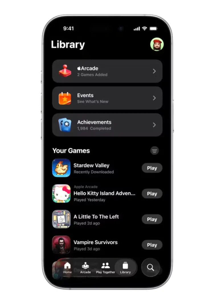 Apple Games è disponibile l’app che unisce tutti i tuoi giochi su iPhone, iPad e Mac (1)