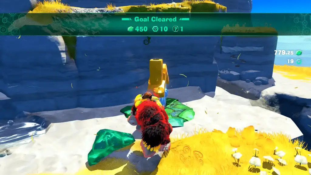Donkey Kong Bananza si espande: vale la pena il DLC Isola DK + Caccia agli Smeraldi? Donkey Kong completa un obiettivo nella modalità Emerald Rush con la comparsa della scritta “Goal Cleared”.