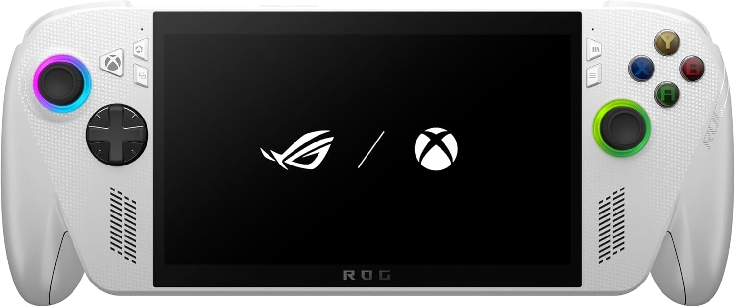 Rog xbox ally in un'immagine d'archivio del dispositivo portatile