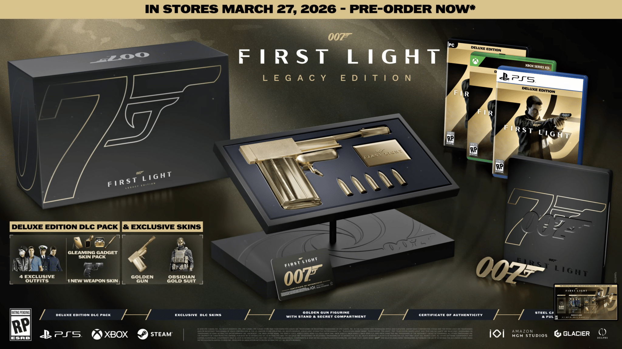 007 first light: svelati i prezzi delle varie edizioni