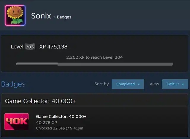 Ha 40.000 giochi su Steam: l’account che fa impazzire la community