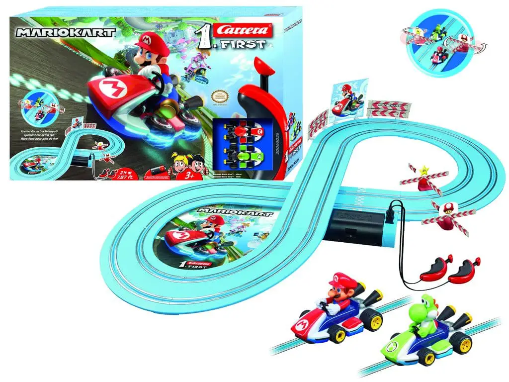 Carrera festeggia i 40 anni di Super Mario con una collezione da corsa esplosiva Carrera festeggia i 40 anni di Super Mario con una collezione da corsa esplosiva
